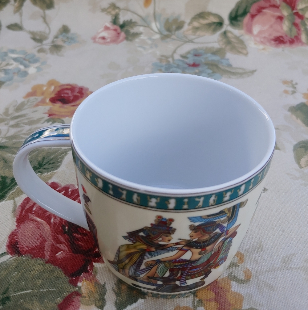 Fathi Mahmoud Vintage Limoges Sculpture Egyptian Art Porcelain Mug - Picture 16 of 17